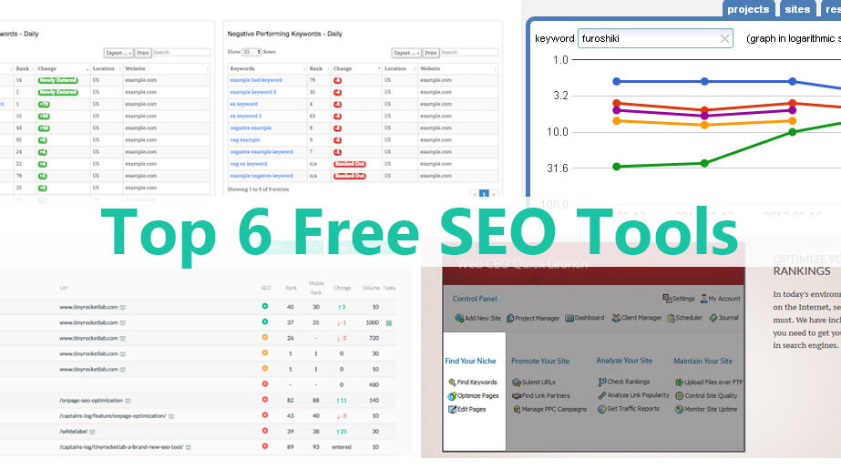 Top 6 Free SEO Tools (Software) For Rank Checking